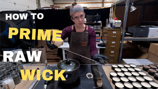 How to Prime Raw Candle Wick - Candeo Candle Supply