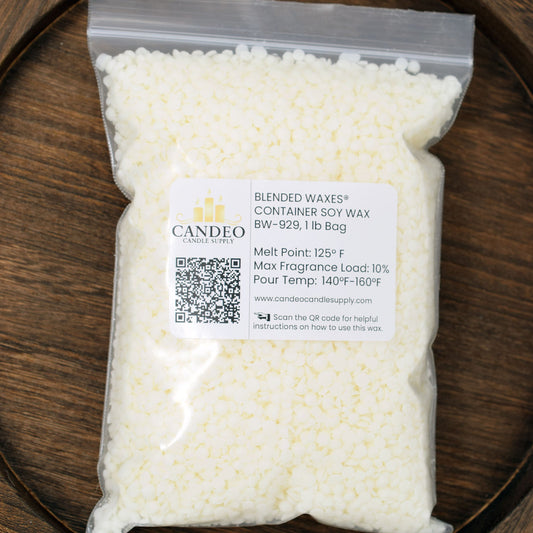 Blended Waxes® Container Soy Wax (BW-929) - Candeo Candle Supply