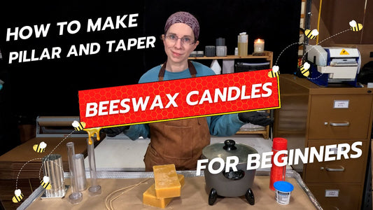 Tutorial: How to Make Beeswax Pillar and Taper Candles for Beginners! - Candeo Candle Supply