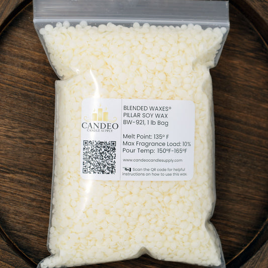 Blended Waxes® Pillar Soy Wax (BW-921) - Candeo Candle Supply