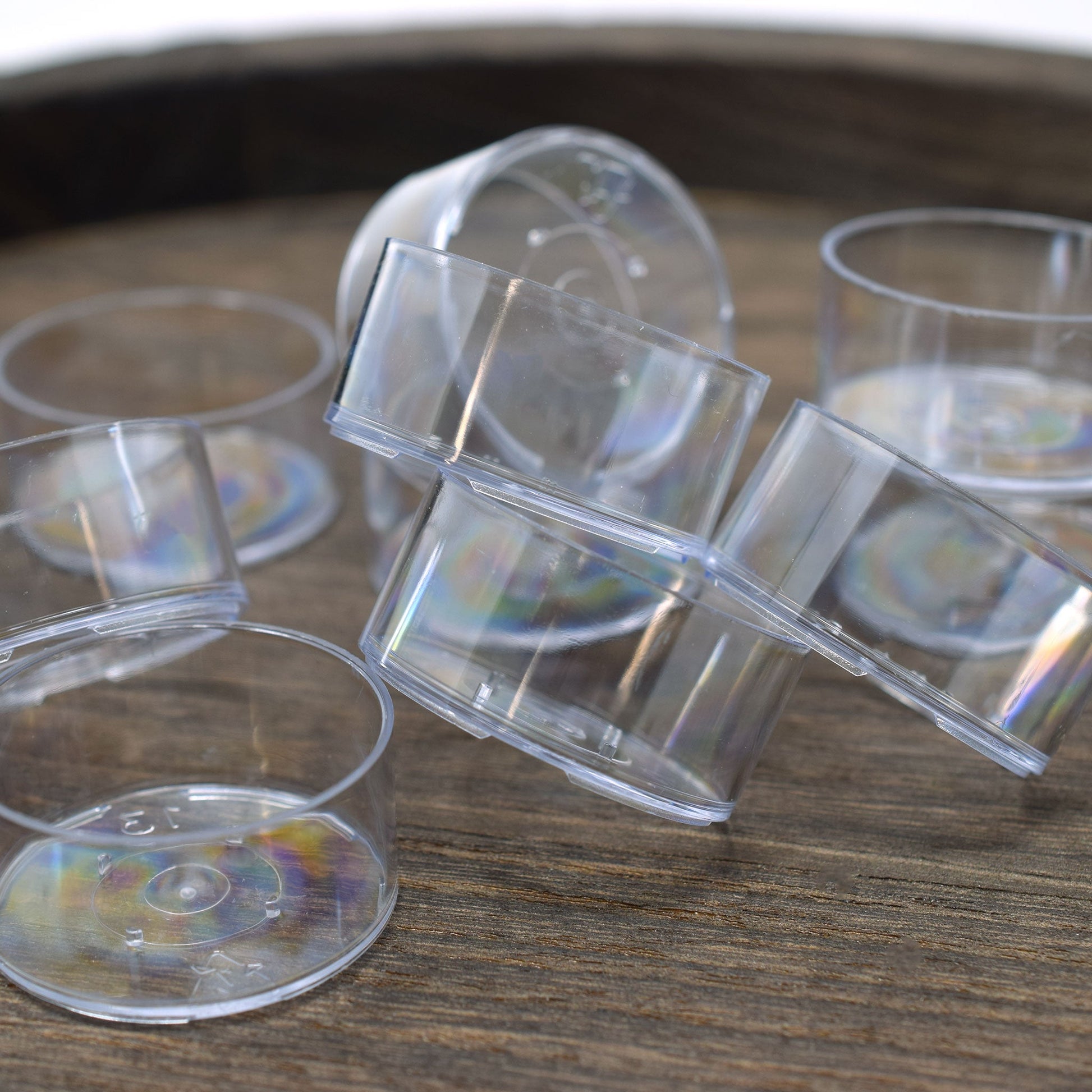 Clear Plastic Tealight Cups - Candeo Candle Supply