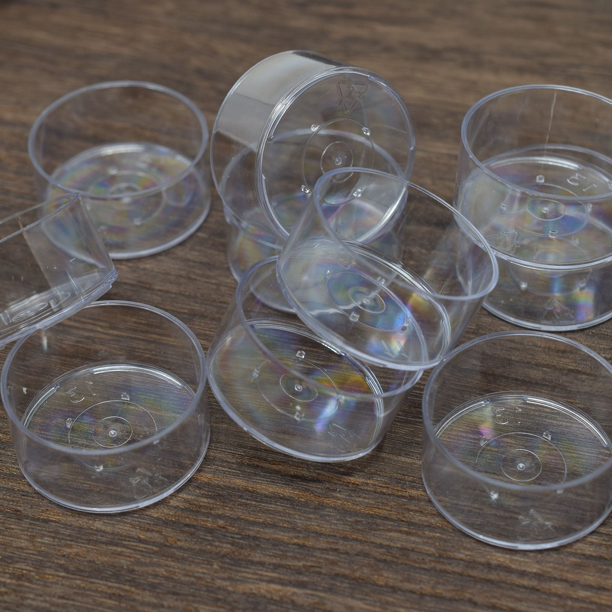 Clear Plastic Tealight Cups - Candeo Candle Supply